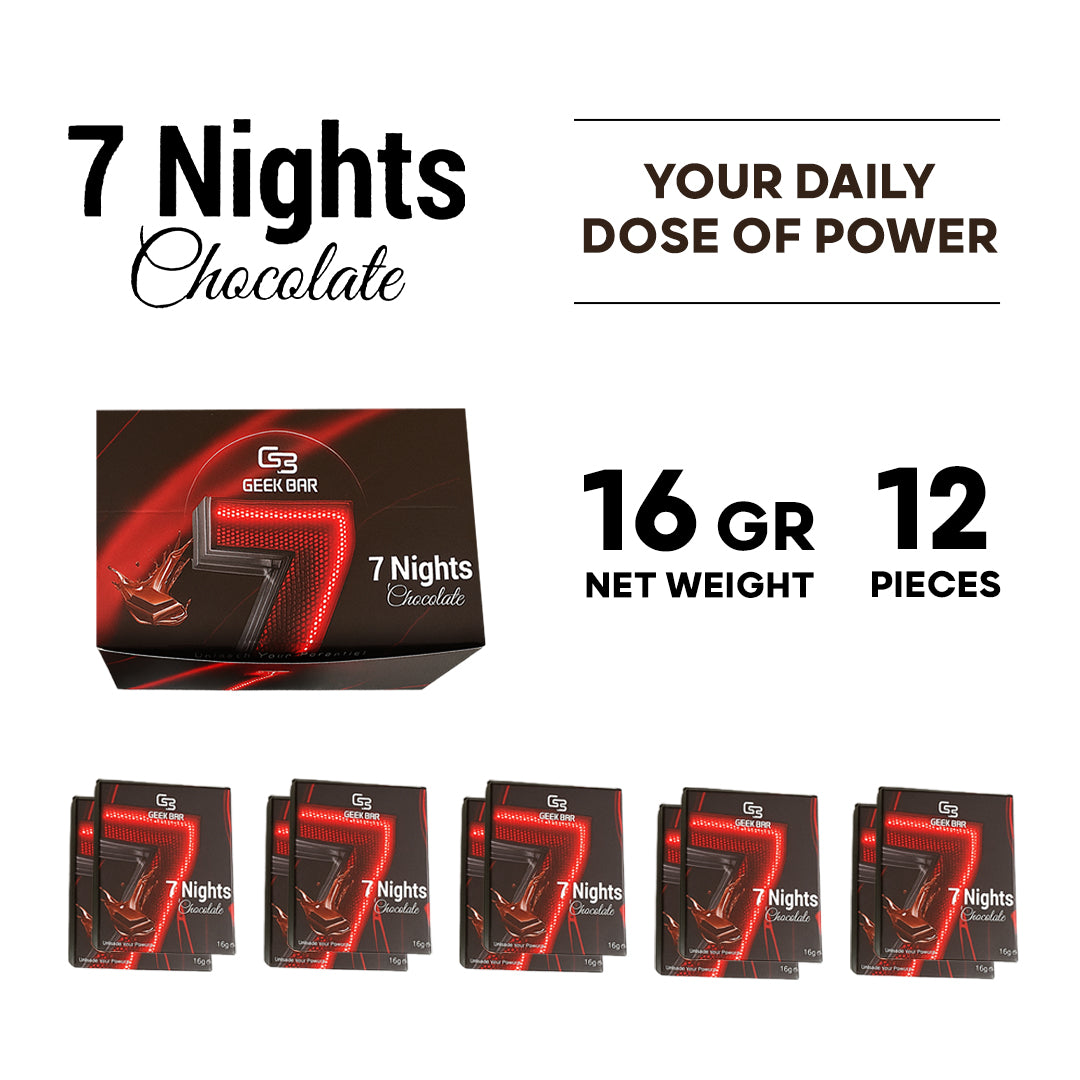 7 Nights Chocolate – Natural Energy Support. Unmatched Flavor