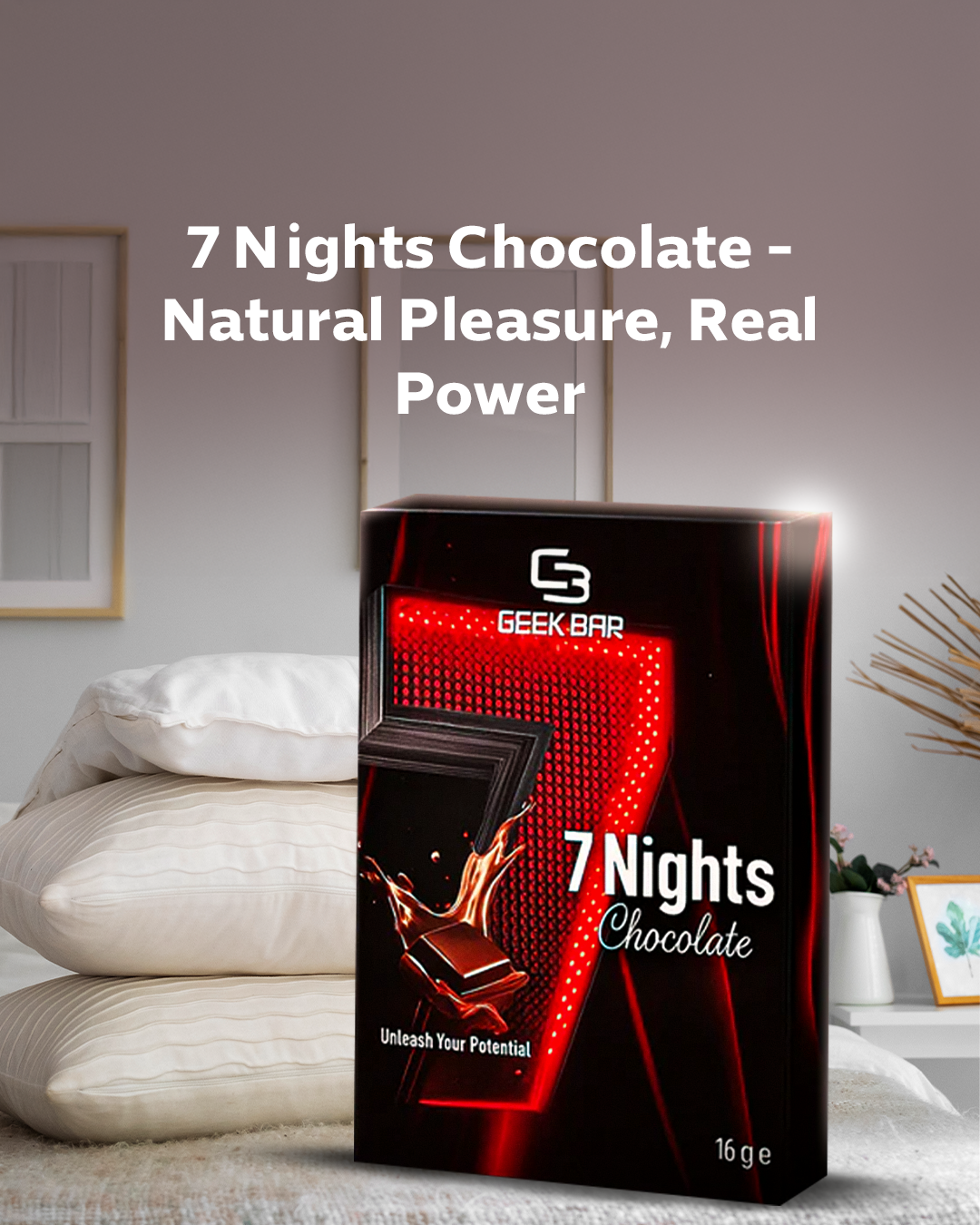 7 Nights Chocolate – Natural Energy Support. Unmatched Flavor