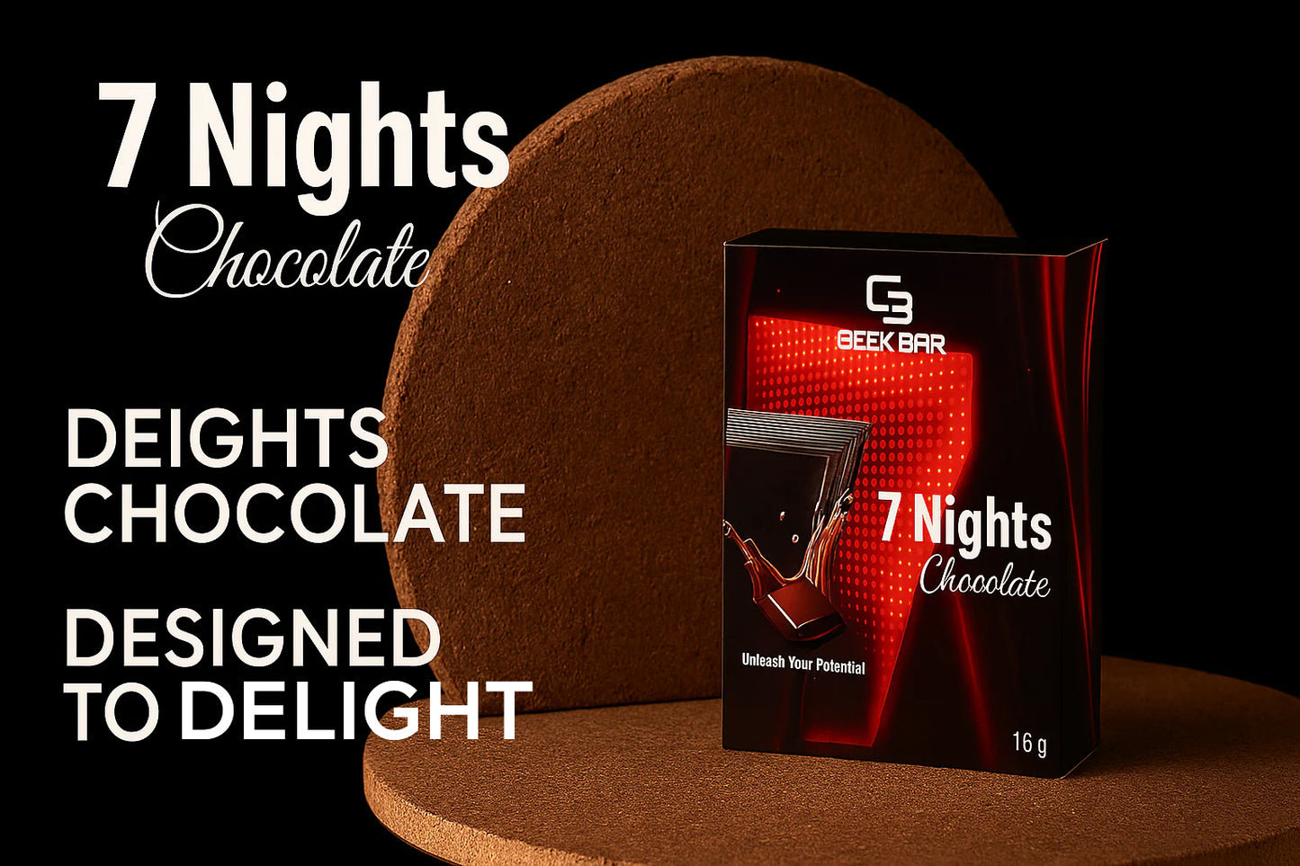 7 Nights Chocolate – Natural Energy Support. Unmatched Flavor